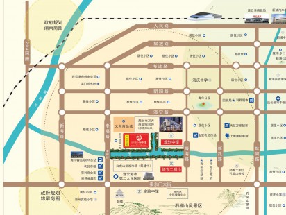 日月明园•御水湾交通图 